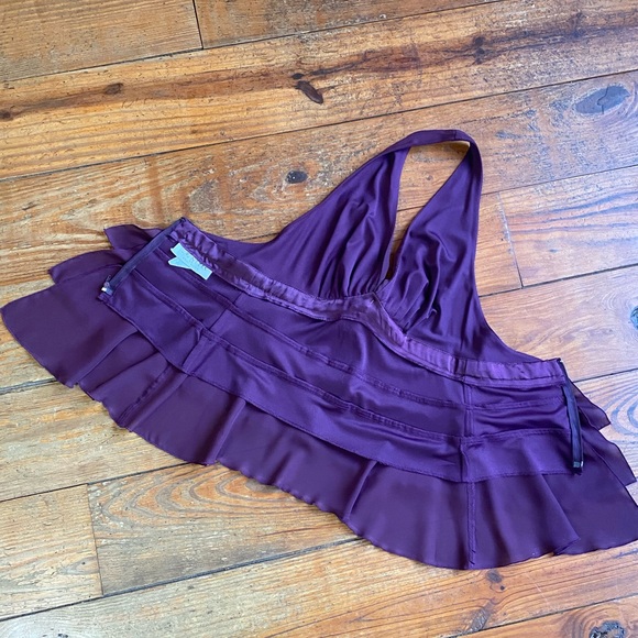 ❄️ Plum Chiffon Halter from JR Nites by Caliendo 8 - Picture 6 of 8